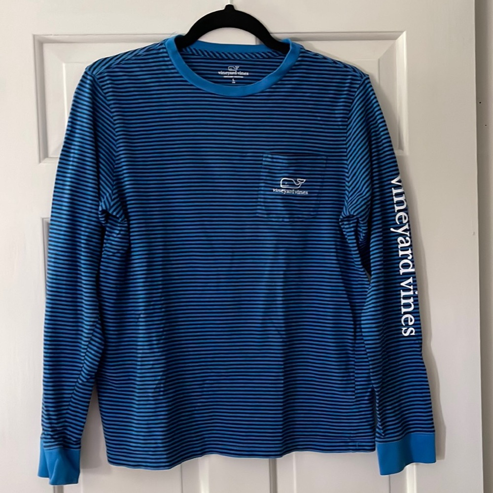 Vineyard Vines Boys Long Sleeve Shirt Size Large – 16